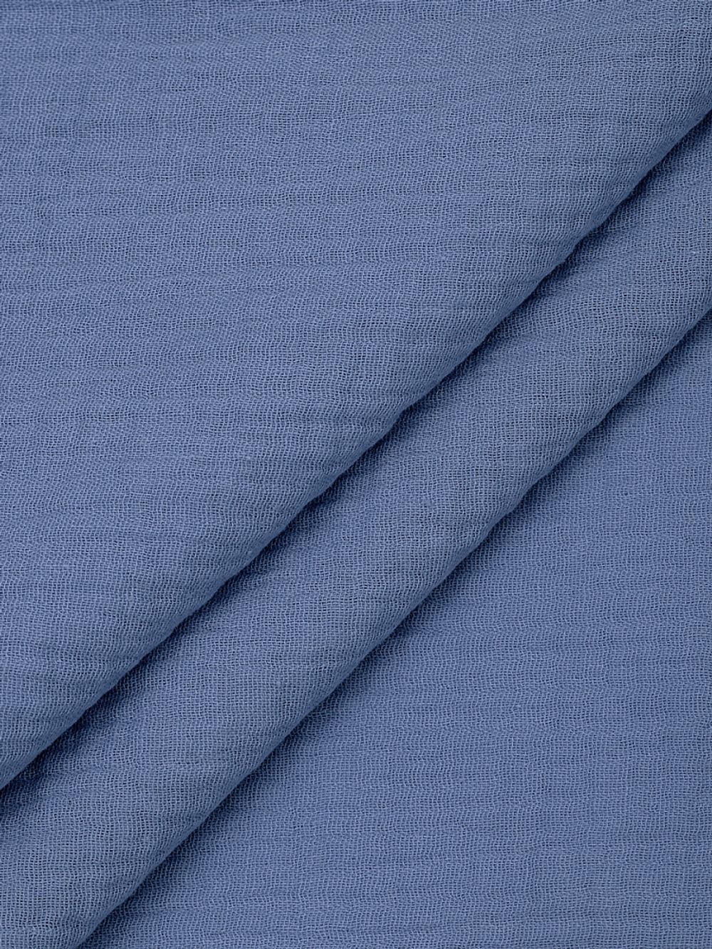 Муслин 125 г/м², 130 см / 2 метра, TBY.Mus.24723.67.2, цв.67 бл.синий