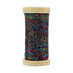 Мулине Gamma металлик M 5 мотков по 50 метров, M-129 голубой/яр.розовый/золотистый, Gamma BRILL