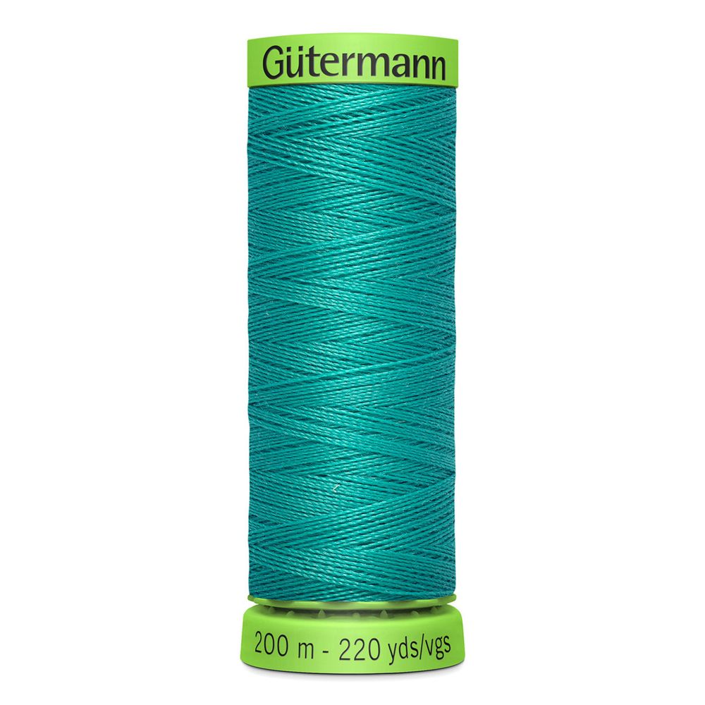 Нитки для тонких тканей Gutermann Extra Fine 150, 200м, 235 изумрудный, 5 катушек