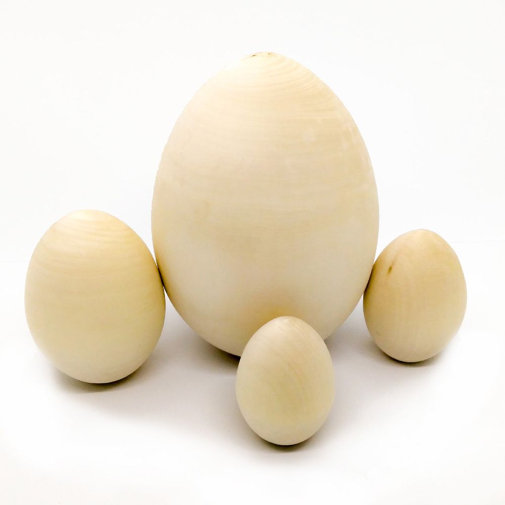 Заготовка деревянная Яйцо, 5.5х5.5х7.5 см, 5 шт, липа, Creative