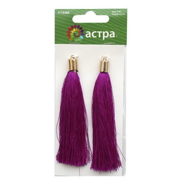 Декоративные кисти 9,5 см, 2 шт, Астра, 6797