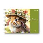 Альбом для рисования 100 г/м², A4 29.5х21 см, 5 шт на гребне 48 л, 01621 МИКС Для тебя, Светоч А234