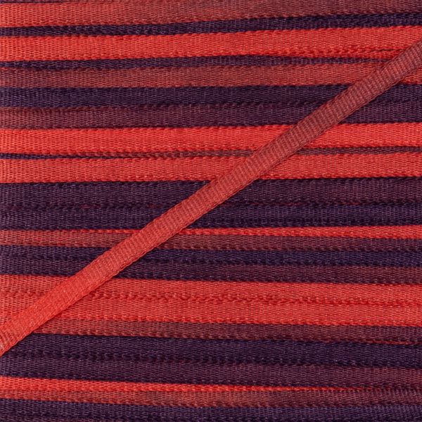 Лента (тесьма) шелковая 2.0 мм / 9.1±0.5 метров, M120 красный/т.бордовый, Gamma SRM-2