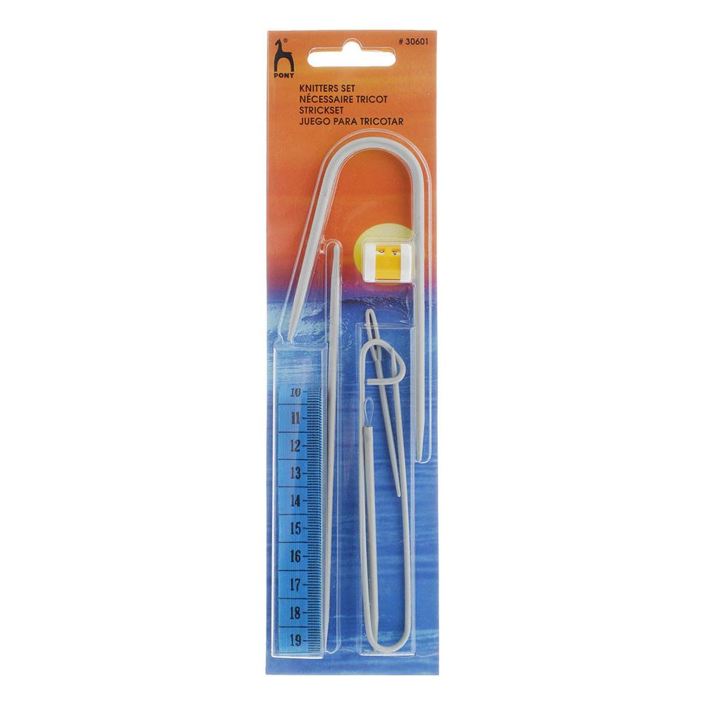 Мининабор для вязания, 7 предметов, Pony