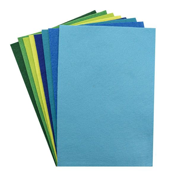 Фетр листовой мягкий 3.0 мм, 20х30см, 8 шт, Astra&Craft, 3