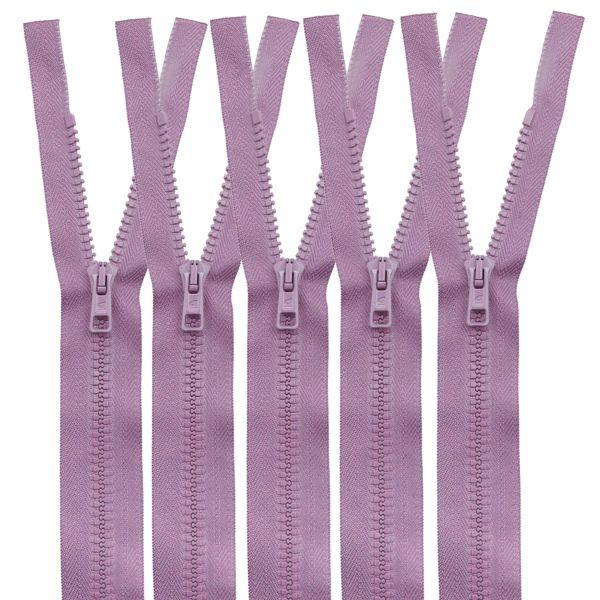 Молния трактор Arta Т6 (6 мм) 1 зам., разъем., 70 см, цв. 100 кремовый, уп.5 шт