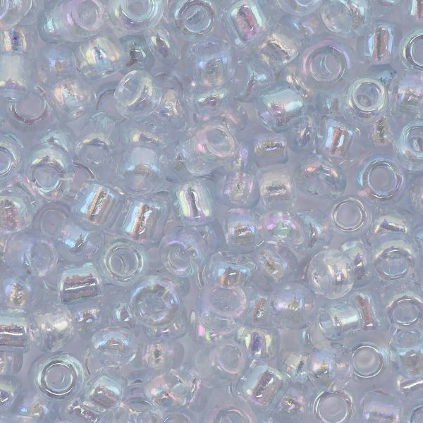 Бисер Astra&Craft 11/0 (2.1 мм), 500 г, цв. 172А серый/прозрачный, радужный