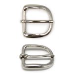 Пряжка ременная металл 30 мм. никель, 4 шт, BIG