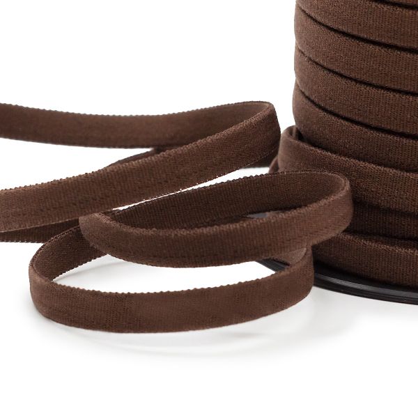 Резинка бельевая (бретелечная) 7.0 мм / 50 метров, 5332 т.коричневый, 46-07043/07