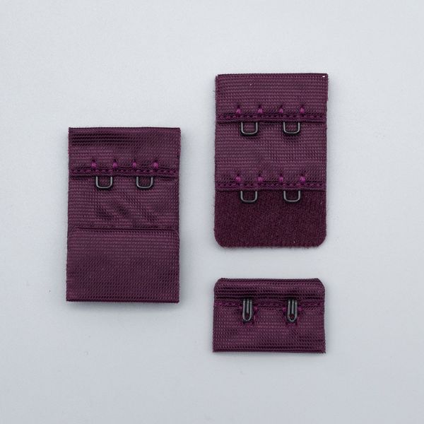 Удлинитель для бюстгальтера 28.0 мм, цв.сливовое вино (076), 2 шт, 28720