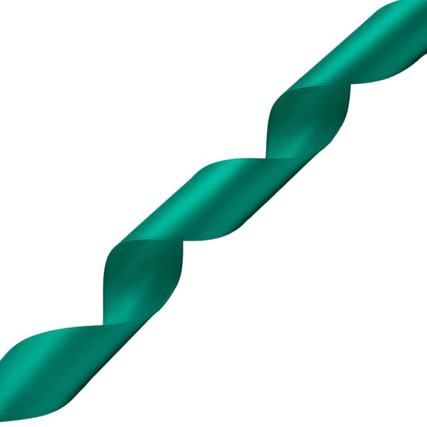 Лента атласная 1-сторонняя 50.0 мм / 22.86±1 метров, 093 т. изумрудный, Globus