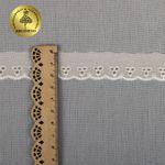 Кружево шитьё 20 мм / 13.71 метров, арт.1039, цв.04 сумрачно-белый