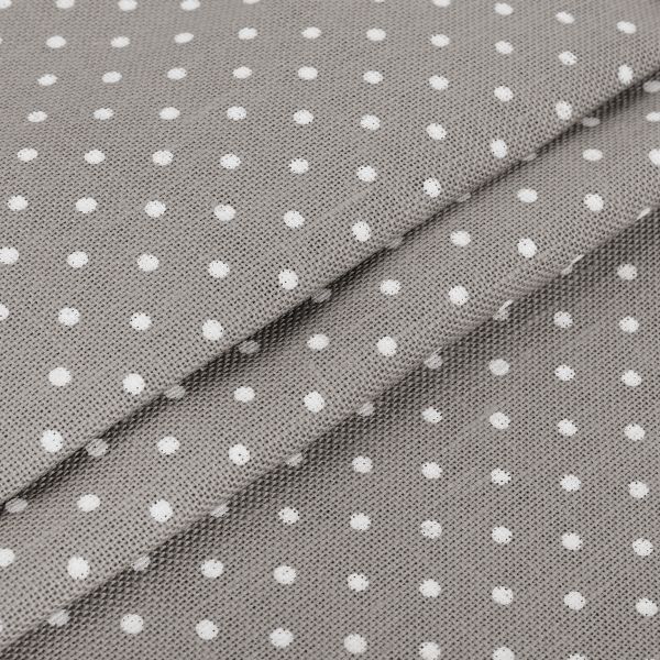 Канва Zweigart Belfast 32 ct, 140 см, 10 метров, К32, 7349 серый в горошек