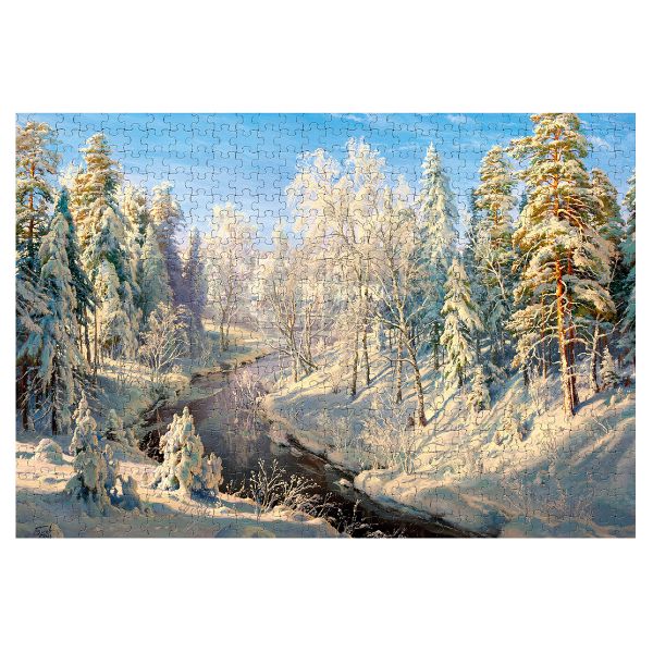 Пазл. Премиальная коллекция 1500 элементов, TOP-PZL-1500/04 Иней, Фрея