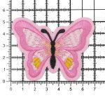 Термоаппликация Бабочка, 5.4х7см, Hobby&Pro (розовый)