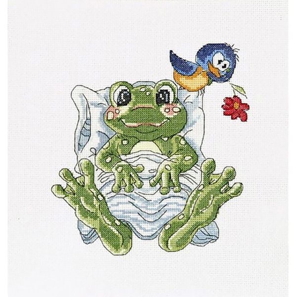 Набор для вышивания нитками Hobby&Pro, Просыпайся, 19х20 см