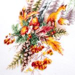 Набор для вышивания нитками Чудесная игла, Дух осеннего леса, 17х27 см