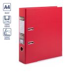 Регистратор PVC, 2-х стороннее покрытие, мет.уг. 75 мм, 50 шт, Premier A4 арочный механ. (разб.), красный ЕС100162004, Expert Complete