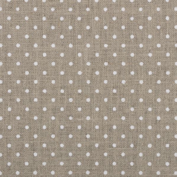 Канва Zweigart Belfast 32 ct, 50х70±2 см, 5379 бежевый в горошек, Zweigart