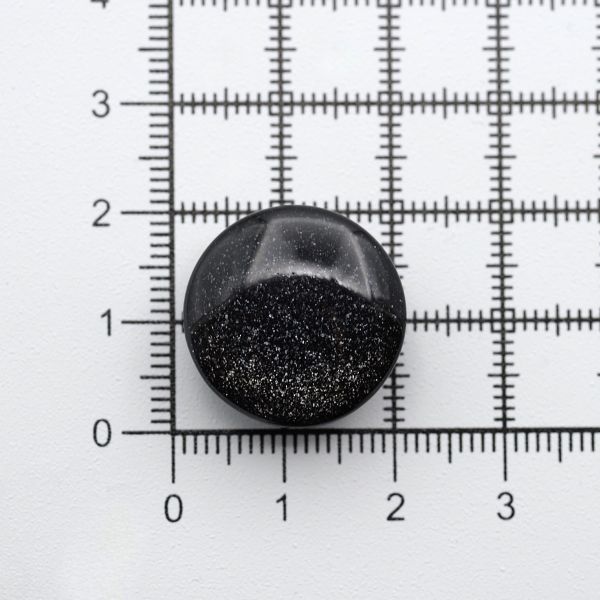 Пуговицы на ножке 32L (20мм), пластик (Blk-02 черный), 72 шт, CR P-45