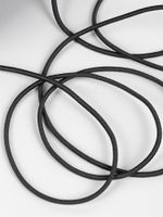 Резинка шляпная (шнур эластичный) ⌀2.5 мм / 100 метров, F312 тёмно-серый