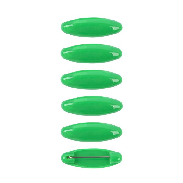 Булавки английские пластик 36 мм, 6 шт, 06 зеленый, Blitz BUD-006