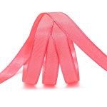 Лента атласная 1-сторонняя 12.0 мм / 22.86±1 метров, 024 коралловый, Globus