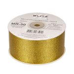 Тесьма металлизированная 50 мм, MR-50, 33 м, золото, Blitz