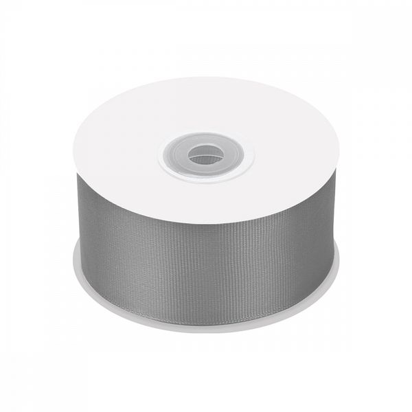 Лента репсовая (в рубчик) 50.0 мм, цв. 012 серый For Hobby, уп. 22.86м (±1м)