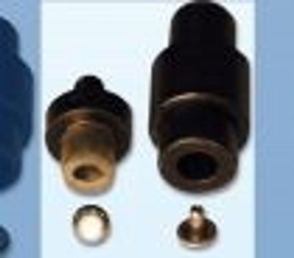 Насадка-пуансон для установки хольнитенов Protos ⌀7 мм, металл, двухсторон ГР, 868555