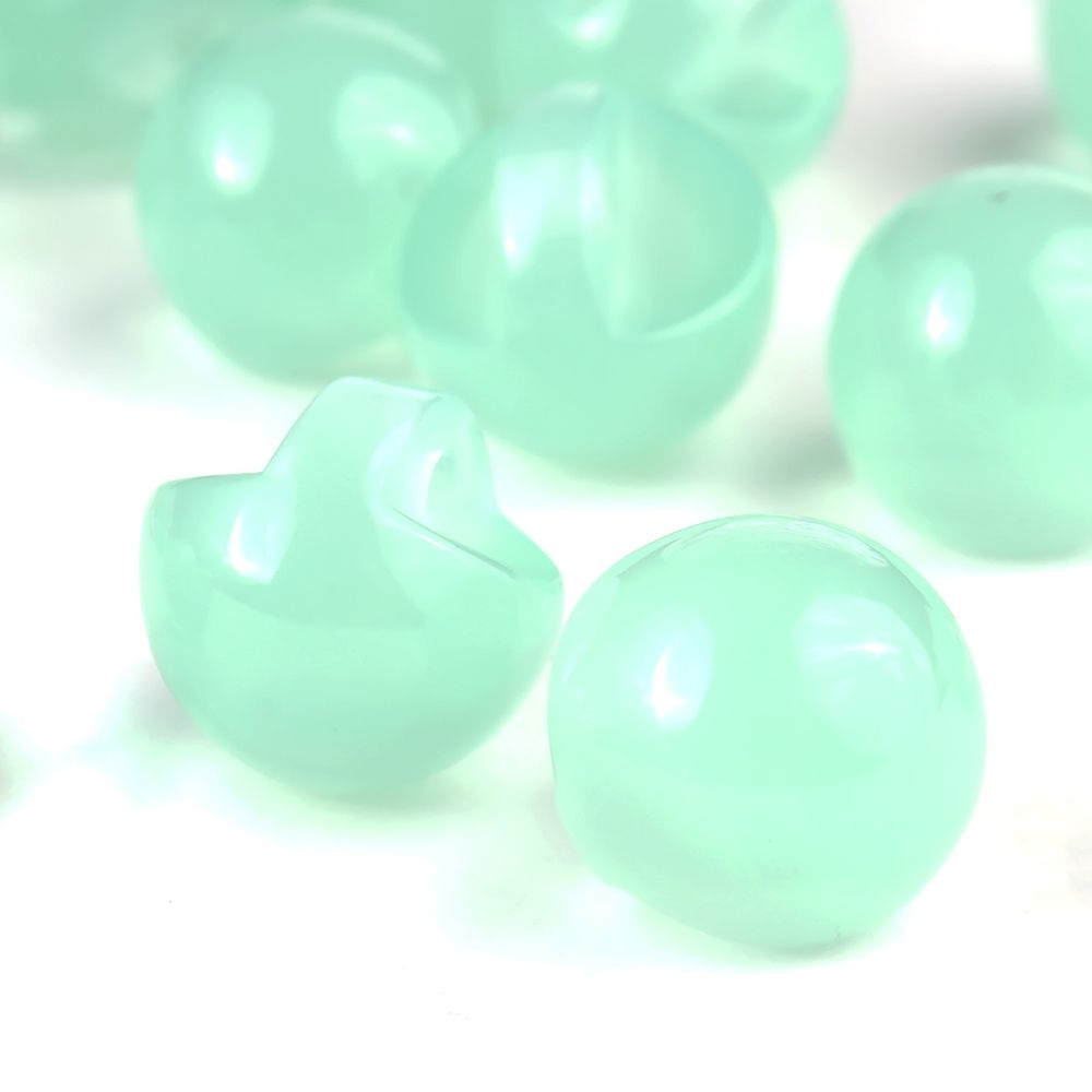 Пуговицы на ножке под камень из смолы 11мм (лунный), 100 шт