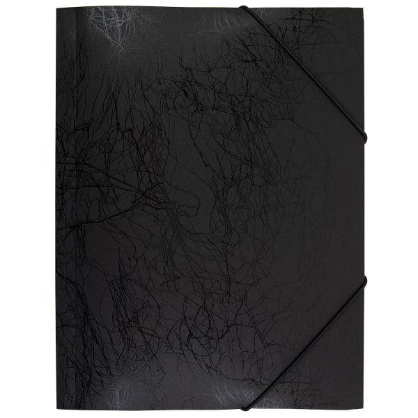 Папка на резинке A4 600 мкм 35 мм, волокно, 5 шт, черный new EC21043001, Expert Complete