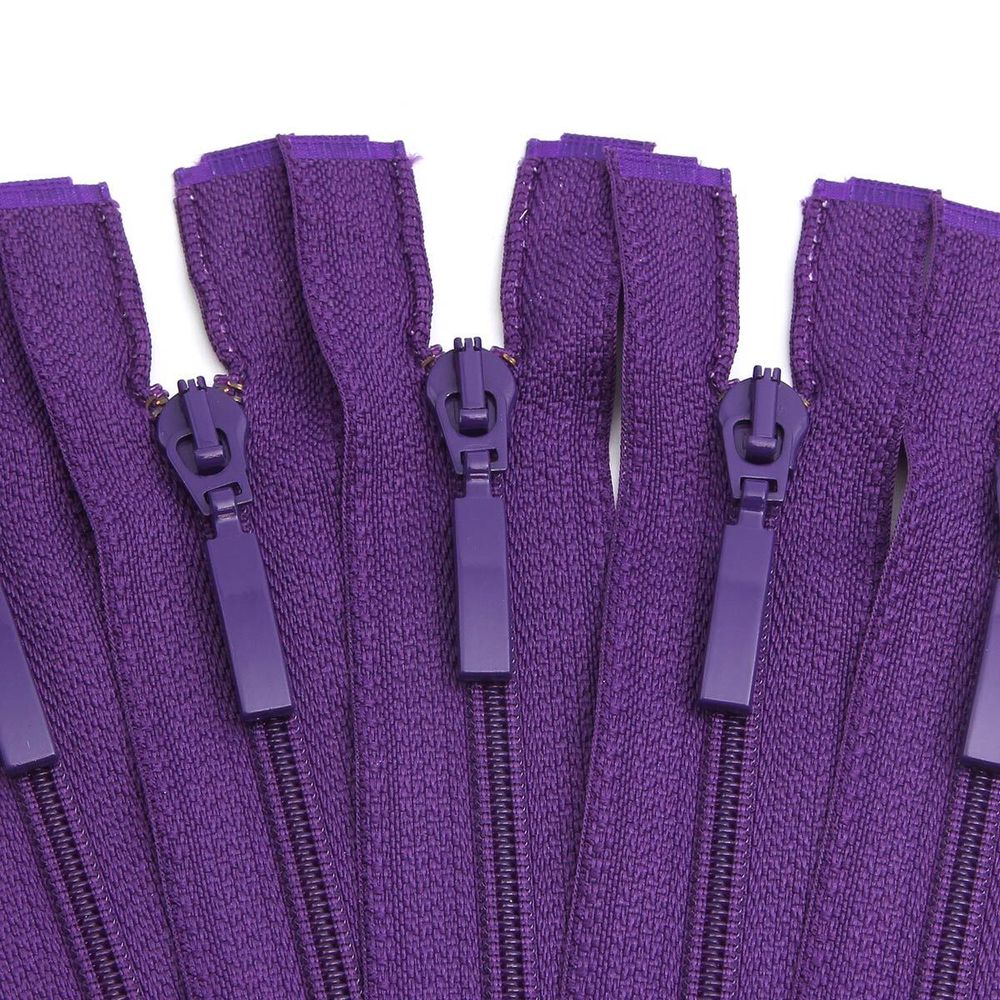 Молния спираль (витая) Arta Т5 (5 мм) 1 зам., разъем., 40 см, цв. 865 яр.фиолетовый, уп.5 шт