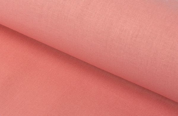 Бязь хлопок 140 г/м², отрез 50х50 см, брусничный (рис.15000), Gamma, 262 с65шв