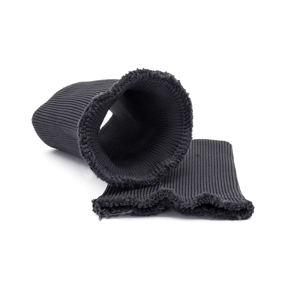 Манжеты трикотажные 8.0х9.5 см, 1 пара, средней плотности 14 кл, 1х1, средней плотности, 8125 т.серый