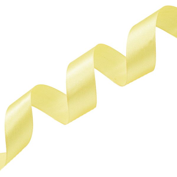 Лента атласная 1-сторонняя 25.0 мм / 22.86±1 метров, 060 лимонный, Globus
