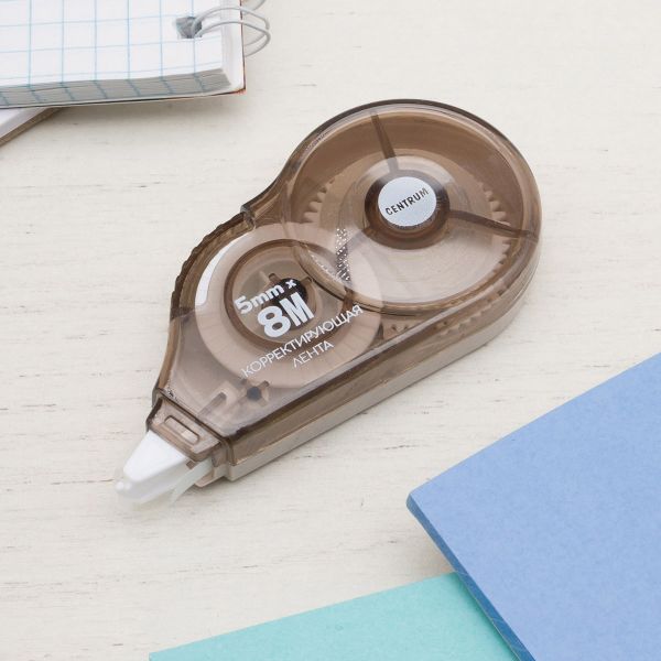 Корректор-лента 5мм х 8м, коричневый, 80742