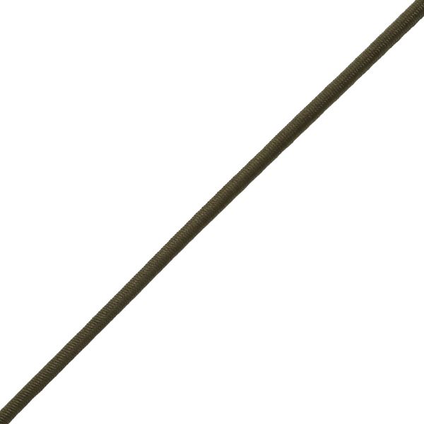 Резинка шляпная (шнур эластичный) ⌀2.0 мм / 30 метров, оливковый