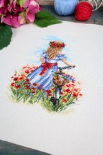 Набор для вышивания нитками МП Студия НВ-848, Маковые мечты, 23х16 см