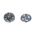 Кнопка пришивная металл ⌀7.0 мм, 10 шт, никель, Gamma KL-070