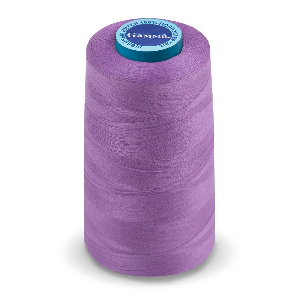 Нитки универсальные Gamma 50/2, 4570 м (5000 ярд) / 1 кат., 179 сиреневый