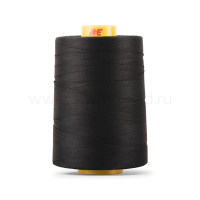 Нить отделочная Gutermann Mara 30/2, 3000 м, 702358, _000 черный, 1 катушка