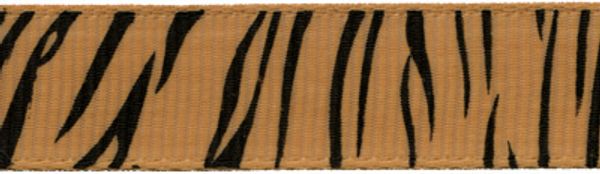 Лента репсовая (в рубчик) с рисунком 12.0 мм / 5 шт по 3 метра, /РП/, 116/L1 св.коричневый/полосы, Gamma GRC-121