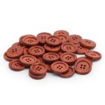 Пуговицы 4 прокола 32L (20мм), Brown1 (коричневый1), 36 шт