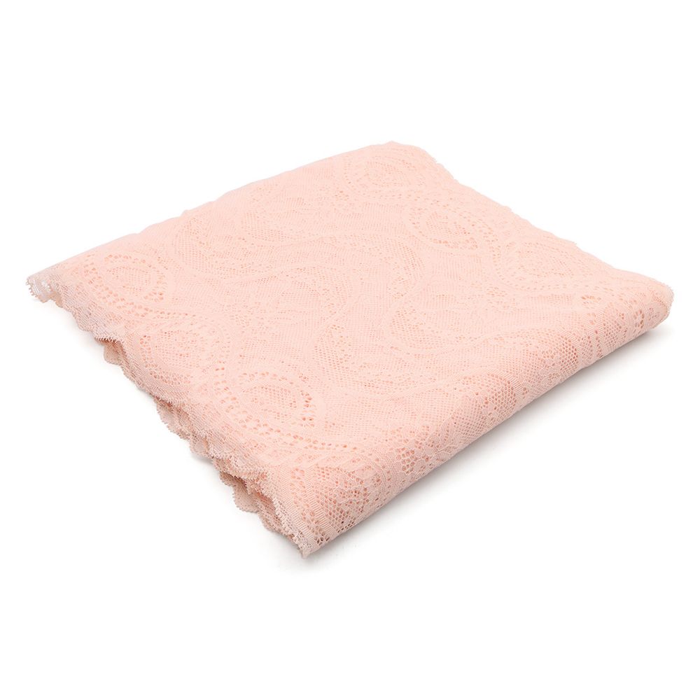 Кружево бельевое эластичное 245 мм / 10 м, телесный, 1261