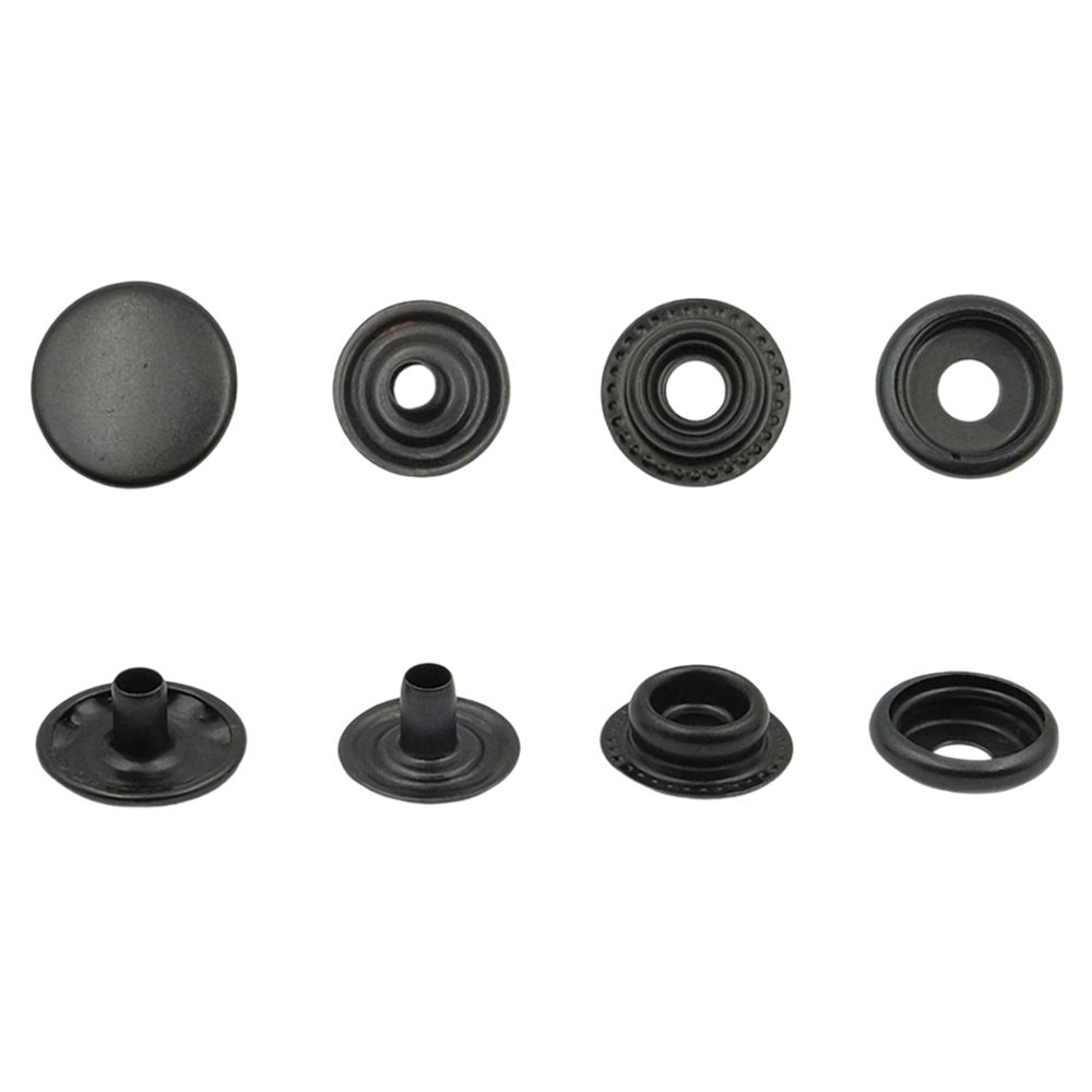 Кнопка Дельта (O-образная) ⌀15.0 мм, ≈720 шт, №61, МЕТАЛЛ, оксид, NEW STAR