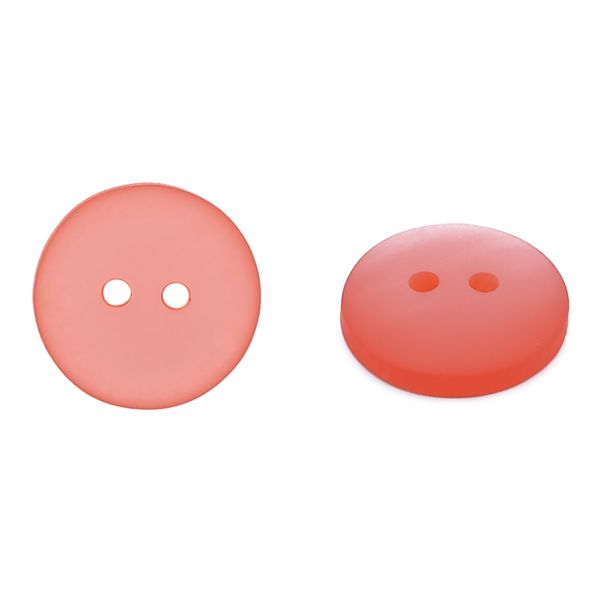 Пуговицы на 2 прокола 22L (14мм), пластик (col.64 персиковый), CR-K18M, 144 шт