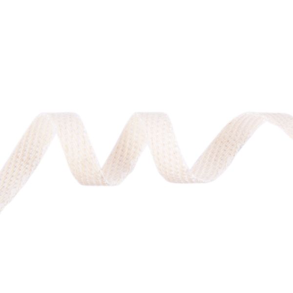 Тесьма (лента) киперная (100% х/б) 5 мм / 100 метров, суровый, Gamma ЛКЭ (5сх-100)