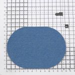 Термозаплатка, джинс, 100x140мм (голубой (blue1)), AZ07, 2 шт