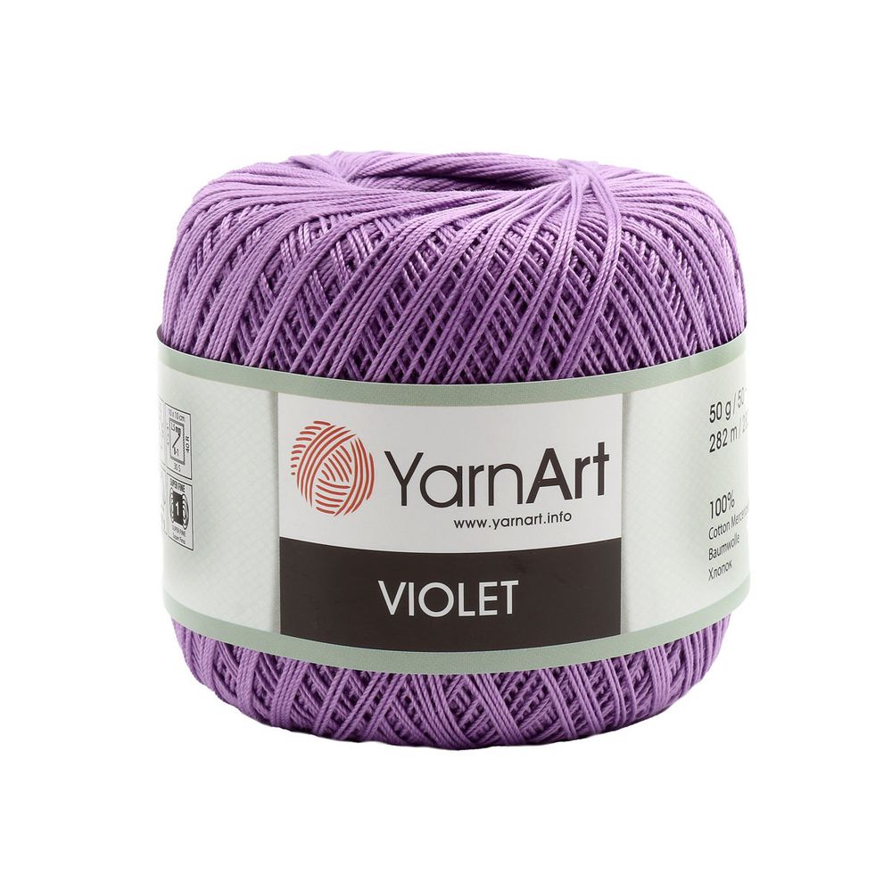 Пряжа YarnArt (ЯрнАрт) Violet / уп.6 мот. по 50 г, 282м, 6309 сирень